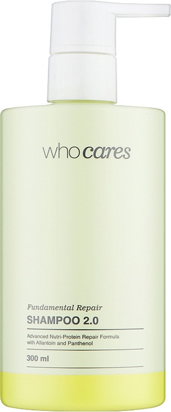 Шампунь для глибокого очищення шкіри голови Shampoo 2.0 Fundamental Repair Who Cares, 300 мл на beauty-prof.com Шампунь для глибокого очищення шкіри голови Shampoo 2.0 Fundamental Repair Who Cares, 300 мл
