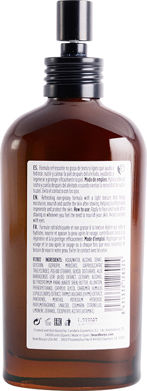 Лосьйон після гоління After Shave Essentials Beardburys, 120 мл на beauty-prof.com Фото 2 Лосьйон після гоління After Shave Essentials Beardburys, 120 мл Фото 2