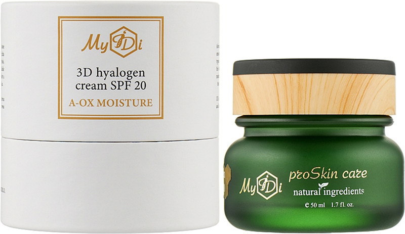 Крем денний зволожуючий антиоксидантний A-Ox Moisture 3D Hyalogen Cream SPF 20 MyIdi, 50 мл на beauty-prof.com Фото 2 Крем денний зволожуючий антиоксидантний A-Ox Moisture 3D Hyalogen Cream SPF 20 MyIdi, 50 мл Фото 2