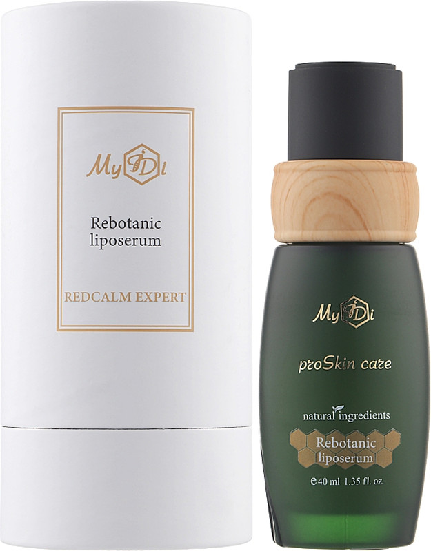 Еліксир-коректор для почервоніння ліпосомальний Redcalm Expert Rebotanic Liposerum MyIdi, 40 мл  Фото 2 