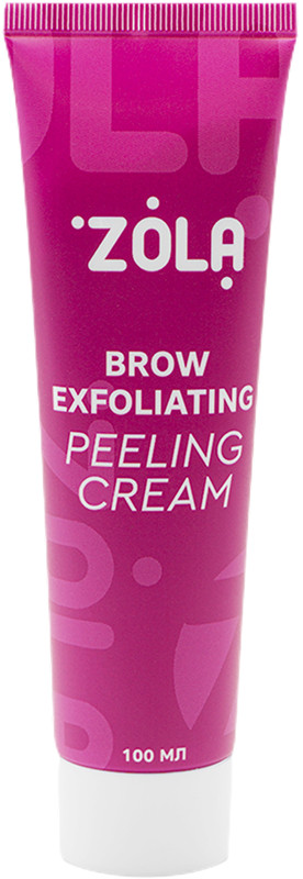Крем-скатка для брів Brow exfoliating peeling cream ZOLA, 100 мл