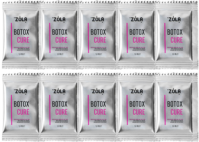 Ботокс для брів та вій Botox Cure в саше Zola, 10x1,5 мл  Фото 2 