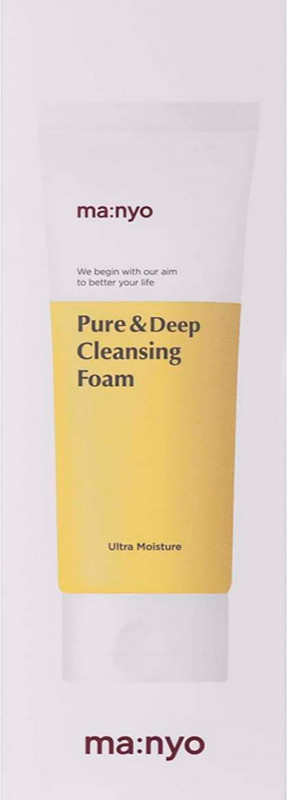 Пенка для глубокого очищения пор Manyo Pure & Deep Cleansing Foam, 100 мл на beauty-prof.com Фото 2 Пенка для глубокого очищения пор Manyo Pure & Deep Cleansing Foam, 100 мл Фото 2