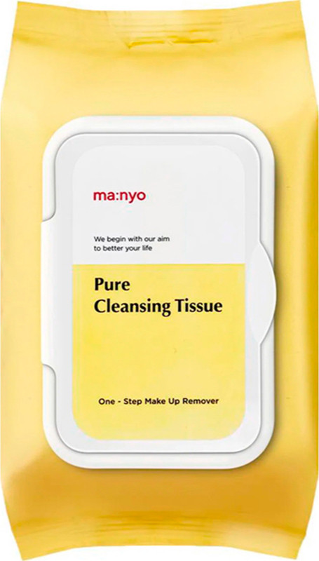 Серветки очищувальні для зняття макіяжу Manyo Pure Cleaning Tissue, 80 шт