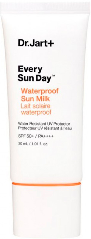 Крем сонцезахисний для чутливої шкіри Dr.Jart+ Every Sun Day Waterproof Sun Milk, 30 мл на beauty-prof.com Крем сонцезахисний для чутливої шкіри Dr.Jart+ Every Sun Day Waterproof Sun Milk, 30 мл