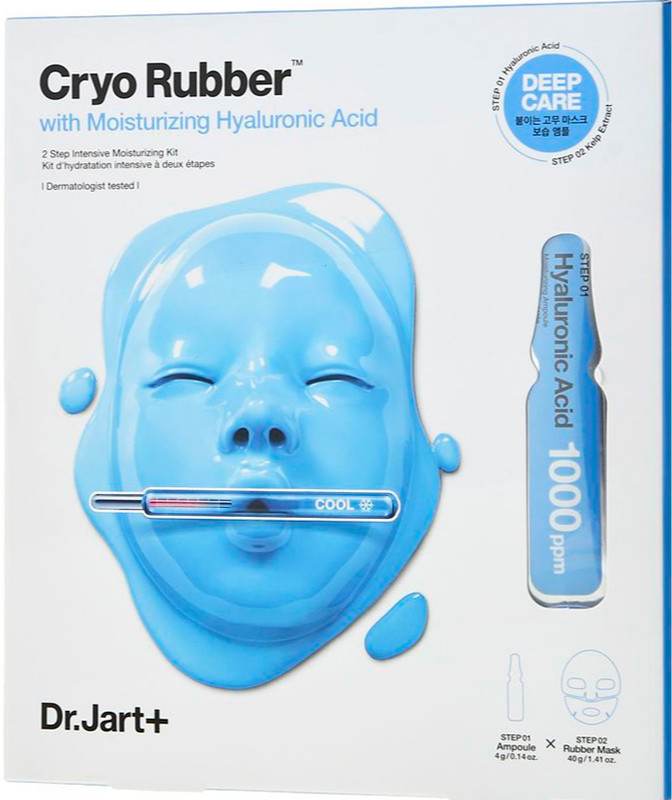 Маска крио увлажняющая Dr.Jart+ Cryo Rubber with Moisturizing Hyaluronic Acid, 1 шт