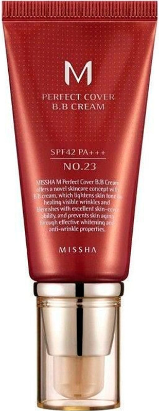 ВВ крем з ідеальним покриттям Missha M Perfect Cover BB Cream SPF42 PA+++ (№23), 50 мл