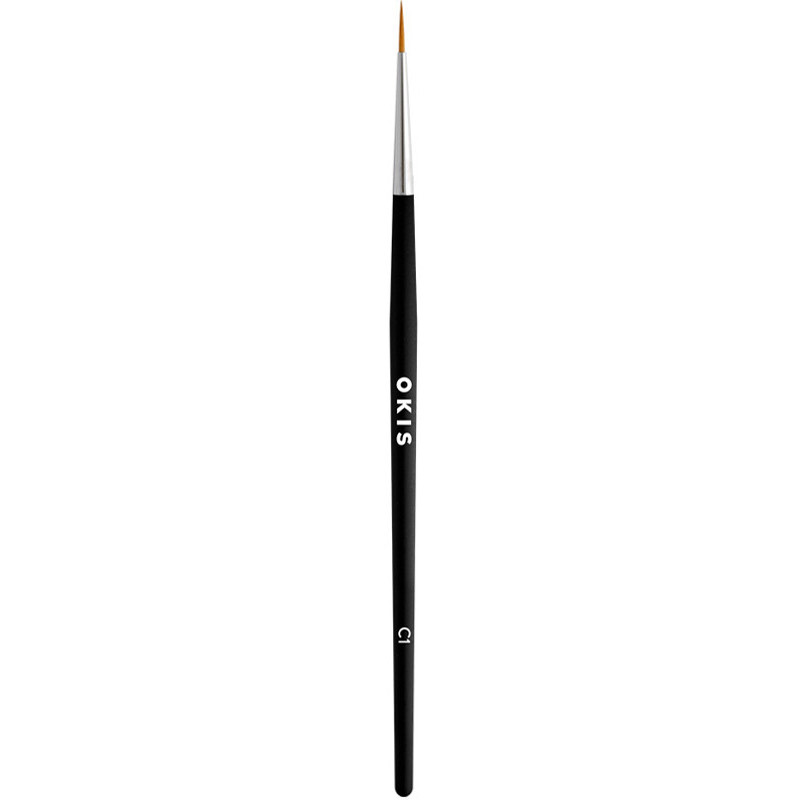 Пензель для фарбування брів C1 black з нейлону OKIS BROW