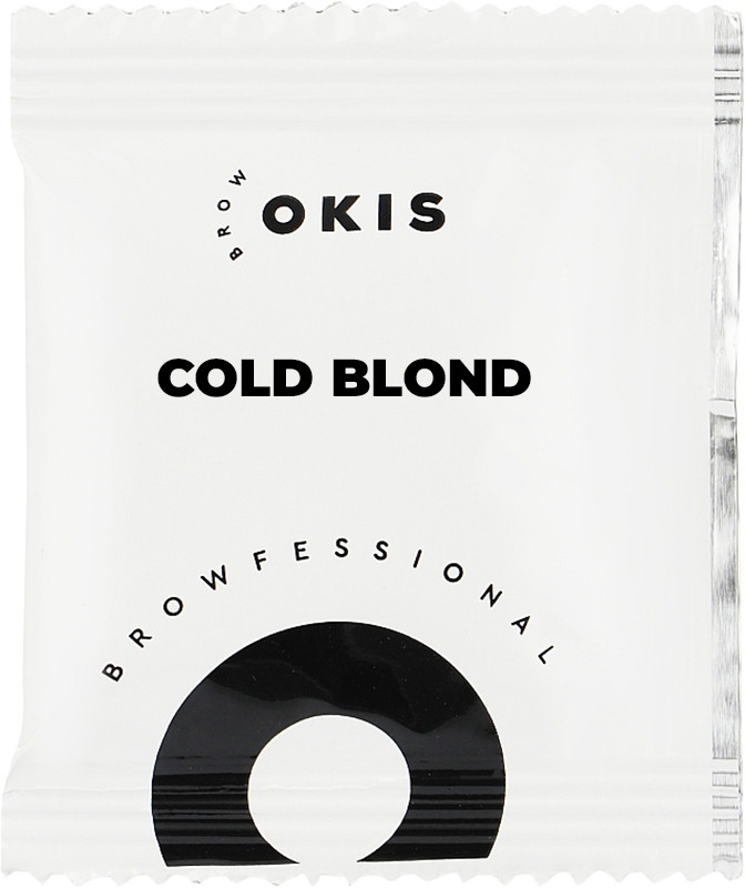 Фарба для брів в саше без окислювача COLD BLOND OKIS BROW, 5 мл