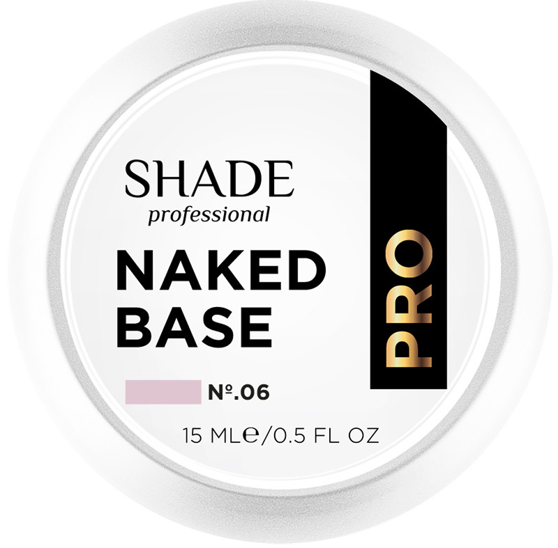Основа каучуковая Naked base №6 Shade, 15 мл.  Фото 2 