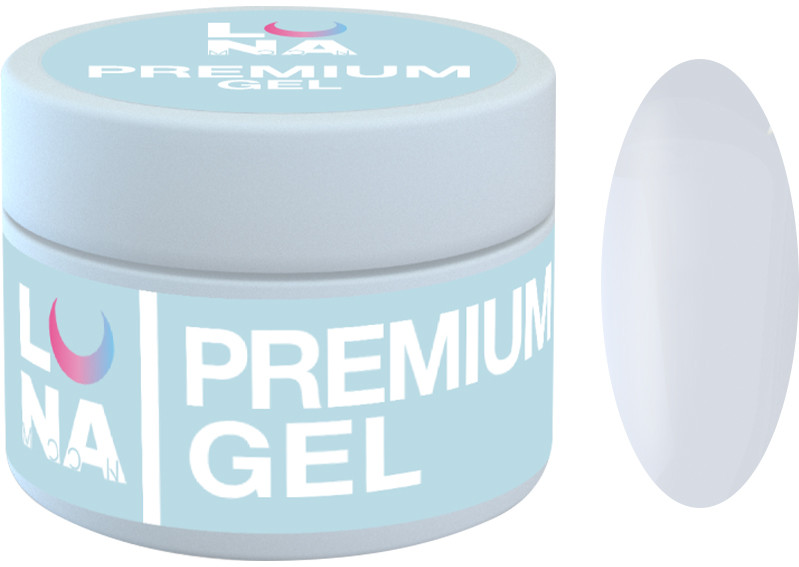 Гель для нарощування Premium Gel №2 Luna, 15 мл