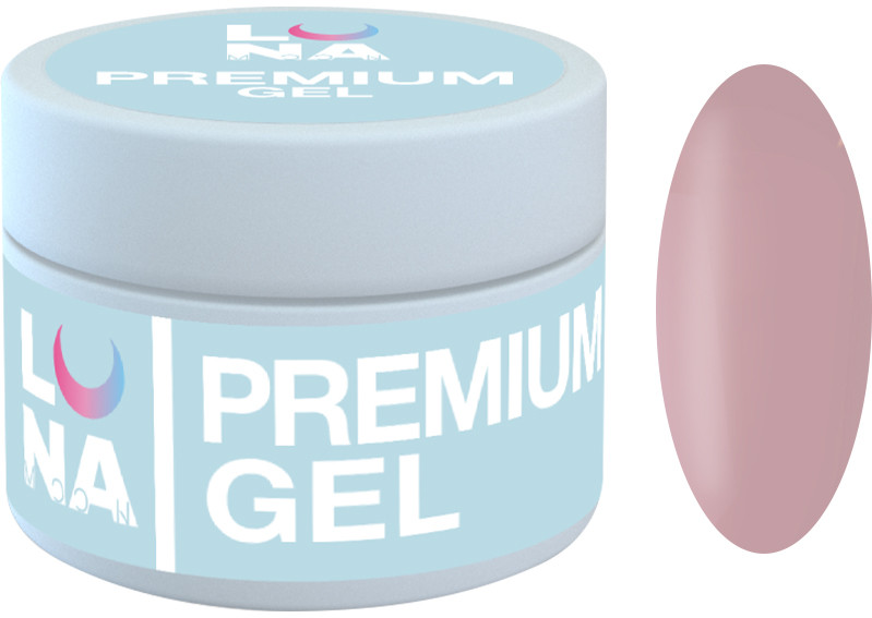 Гель для наращивания Premium Gel №3 Luna, 15 мл
