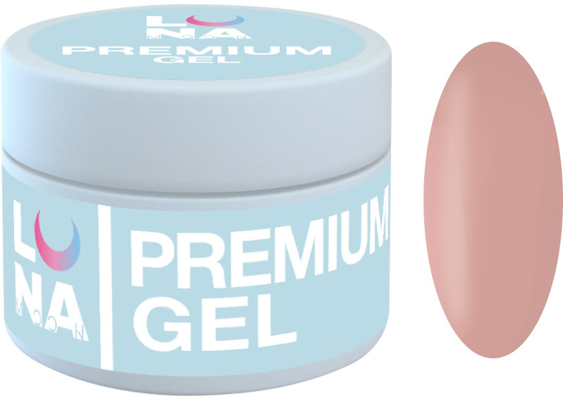 Гель для наращивания Premium Gel №4 Luna, 15 мл