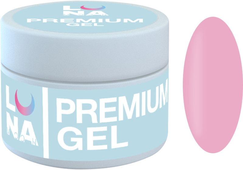 Гель для нарощування Premium Gel №15 Luna, 15 мл