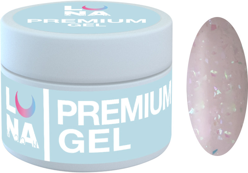 Гель для наращивания Diamond Gel №10 Luna, 15 мл