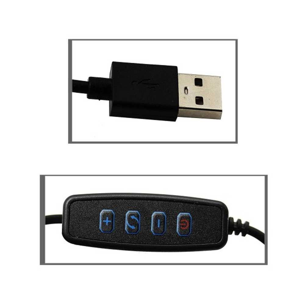 Кільцева LED-лампа з тримачем для телефону із затискачем (з USB) RK-17 на beauty-prof.com Фото 2 Кільцева LED-лампа з тримачем для телефону із затискачем (з USB) RK-17 Фото 2