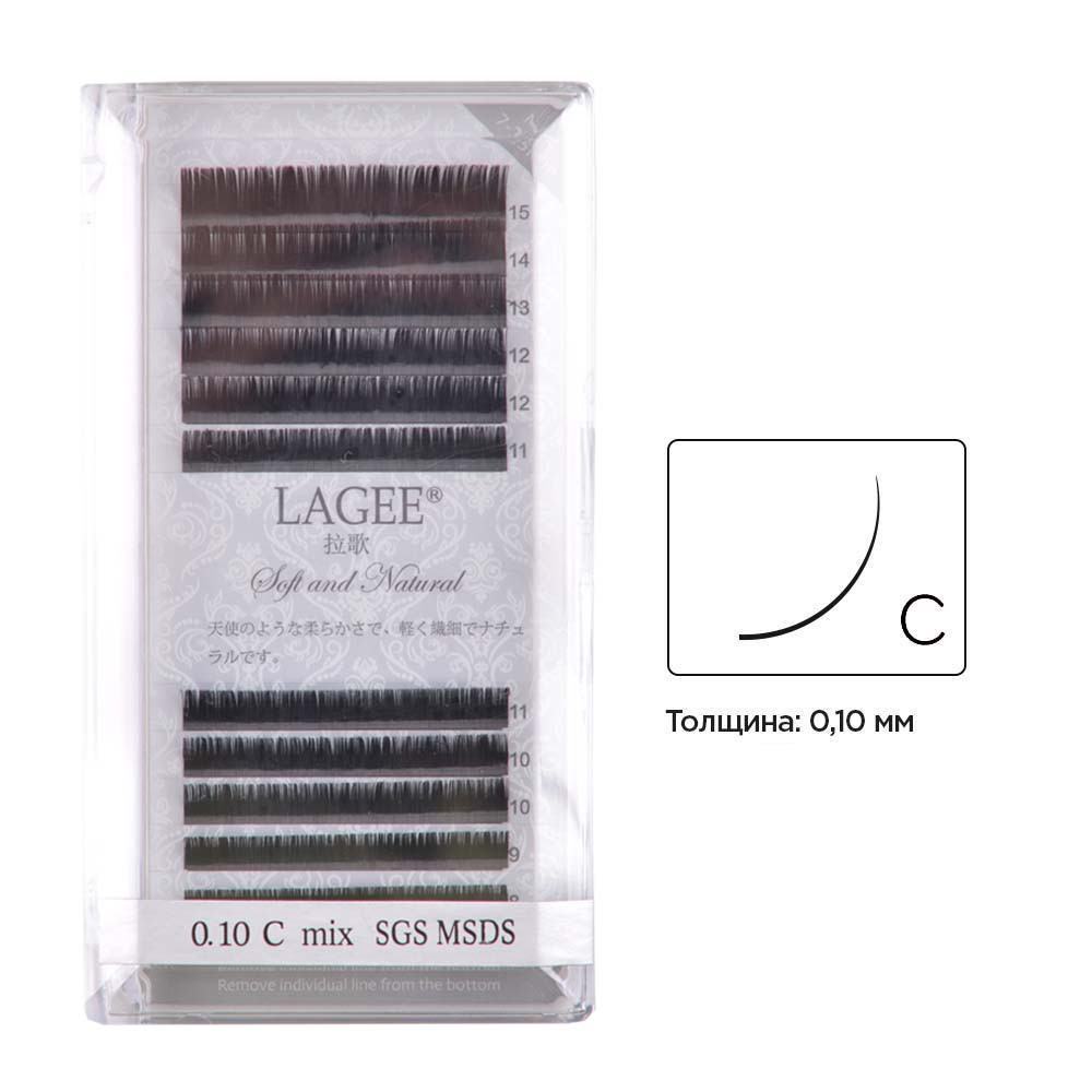 Ресницы Lagge Mix С, 0.10 Nagaraku на beauty-prof.com Ресницы Lagge Mix С, 0.10 Nagaraku