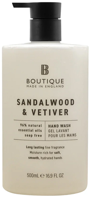 Мило рідке для рук Sandalwood & Vetiver Boutique, 500 мл