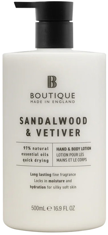 Лосьйон для рук і тіла Sandalwood & Vetiver Boutique, 500 мл