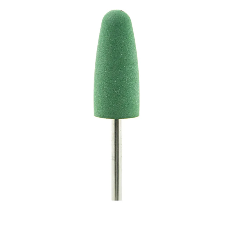 Фреза силиконовая удлиненная Шар 824G зеленая NailPro