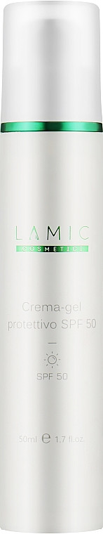 Сонцезахистний крем-гель з SPF 50 Crema-gel protettivo SPF 50 Lamic, 50 мл