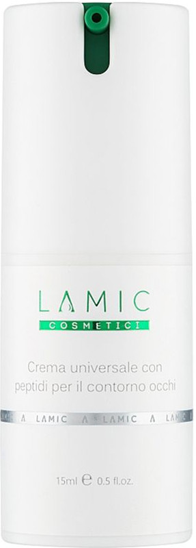 Крем с пептидами для контура глаз Crema universal con peptidi il contorno occhi Lamic, 15 мл
