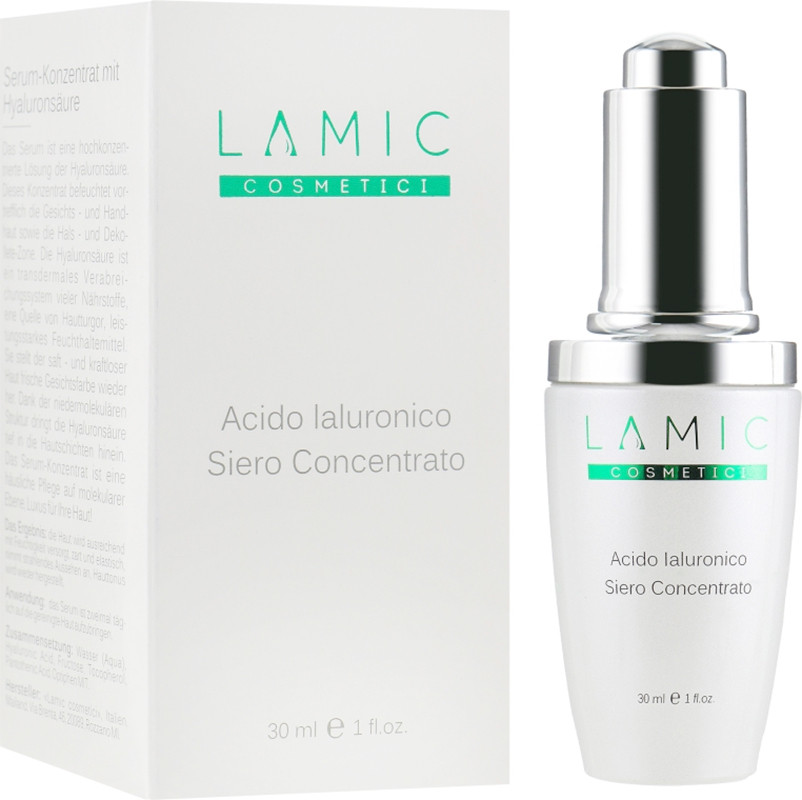 Сыворотка с гиалуроновой кислотой Acido ialuronico Lamic, 30 мл на beauty-prof.com Фото 2 Сыворотка с гиалуроновой кислотой Acido ialuronico Lamic, 30 мл Фото 2