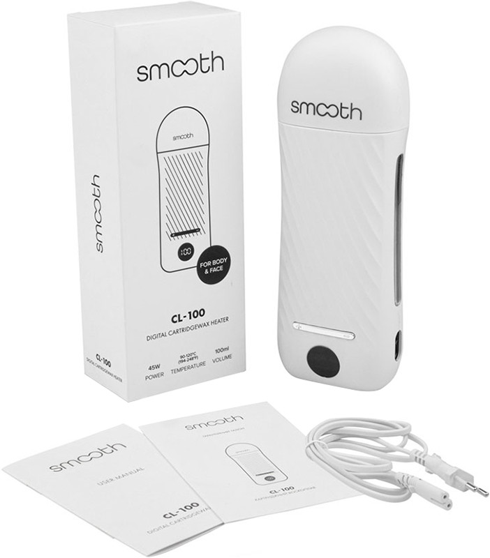 Картриджний воскоплав для воска SMOOTH CL-100 WHITE на 45 вт. 100 мл  Фото 3 