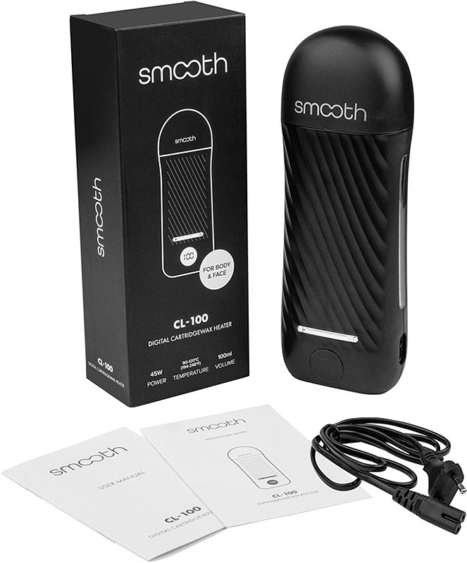 Картриджний воскоплав для воску SMOOTH CL-100 BLACK на 45 вт. 100 мл  Фото 3 