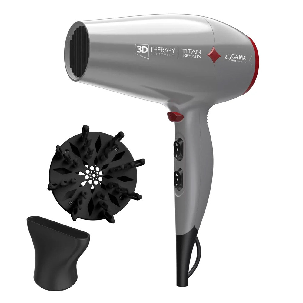 Фен для волосся Ga.Ma Titan Keratin Diamond 3D на beauty-prof.com Фото 2 Фен для волосся Ga.Ma Titan Keratin Diamond 3D Фото 2