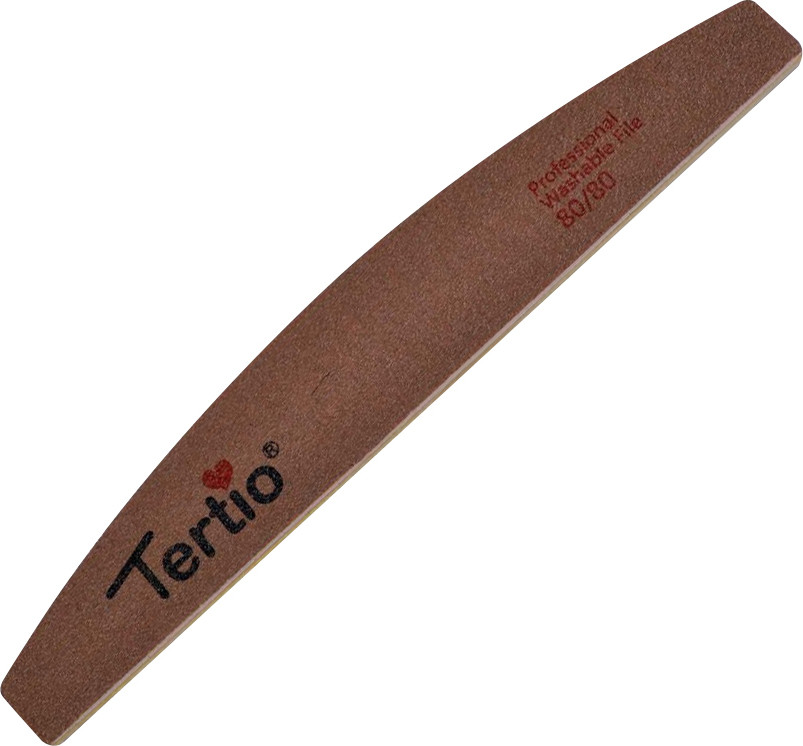 Пилка для нігтів Brown Tertio, 80/80
