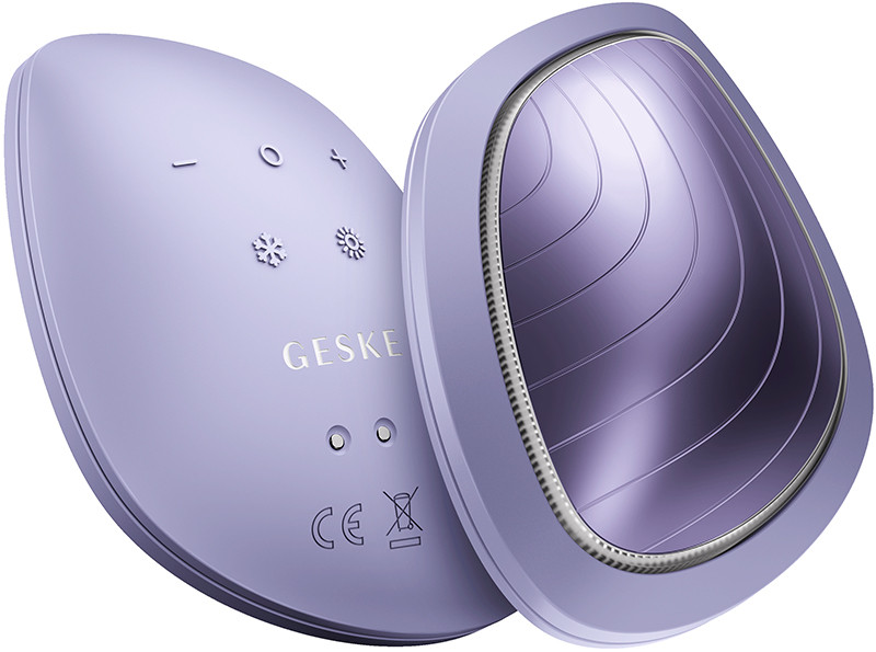 Звуковая маска тепло и холод GESKE Sonic Warm & Cool Mask 9 в 1 фиолетовый  Фото 3 