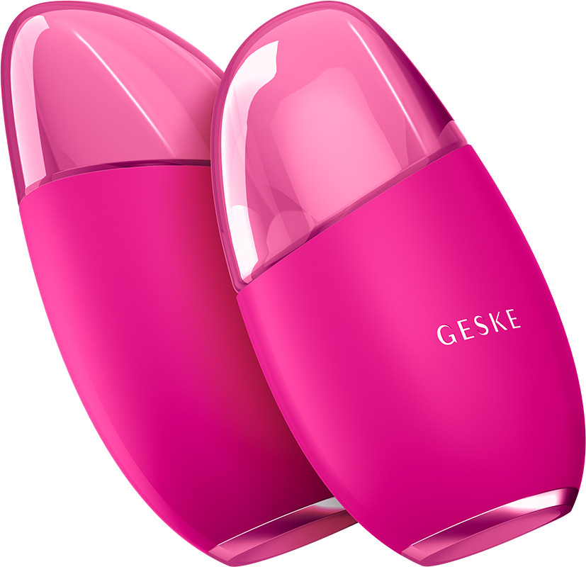 Масажер для очей та обличчя GESKE Cool & Warm Eye and Face Massager 7 в 1 бузковий  Фото 3 