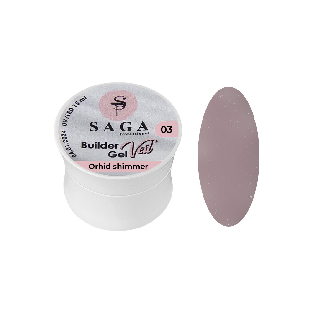 Builder Gel Veil 3 Saga, 15 мл