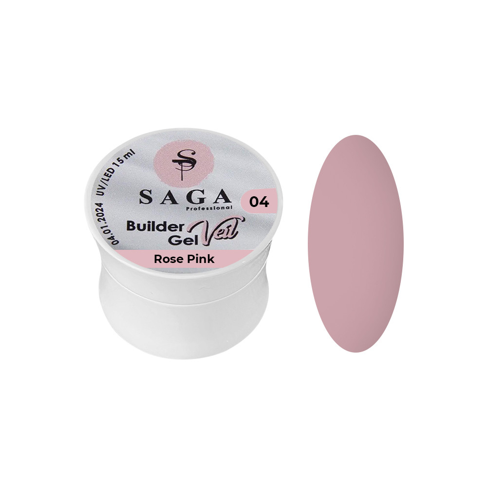 Builder Gel Veil 4 Saga, 15 мл