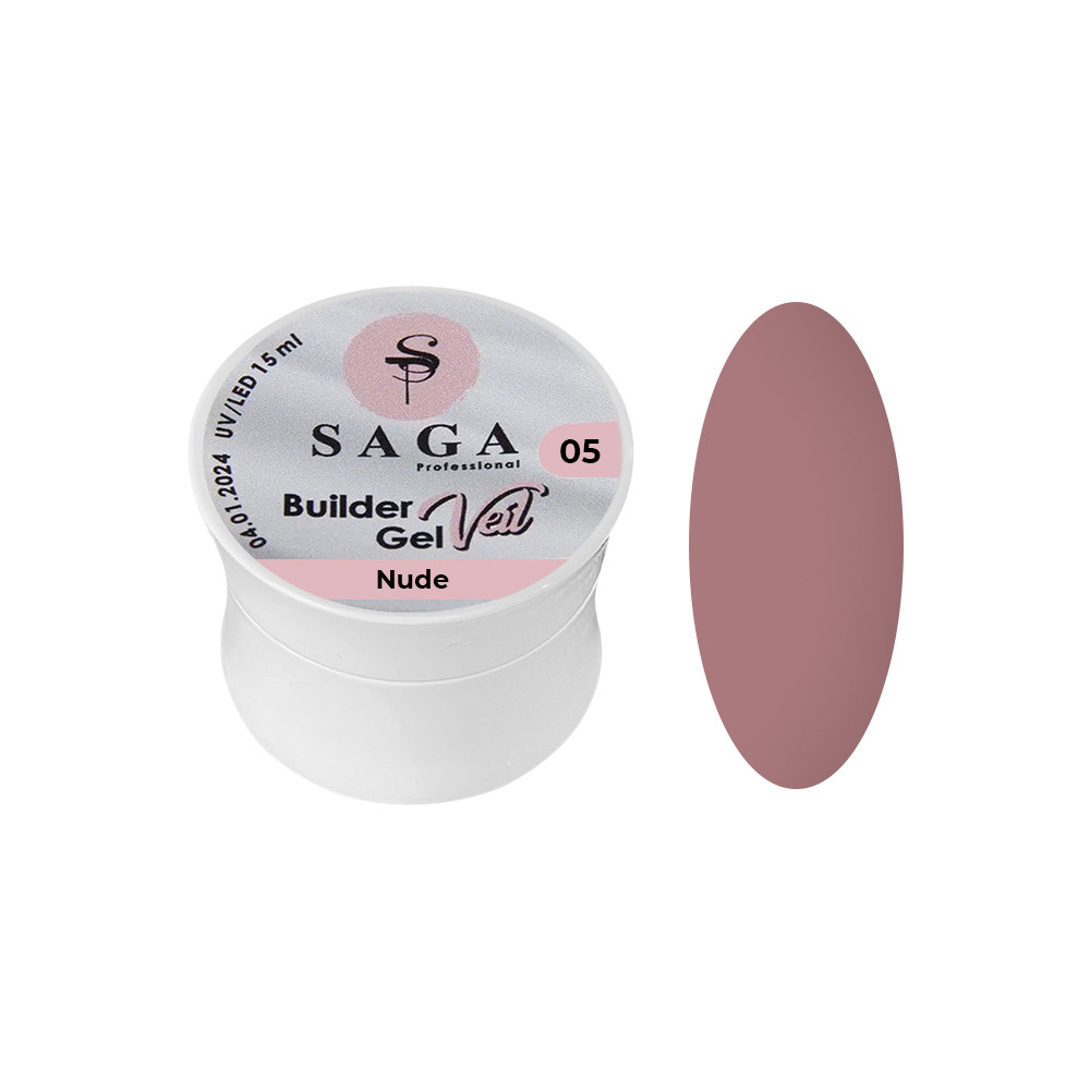 Builder Gel Veil 5 Saga, 15 мл