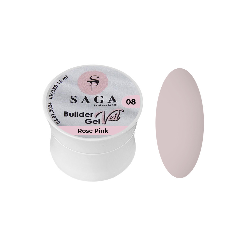 Builder Gel Veil 8 Saga, 15 мл