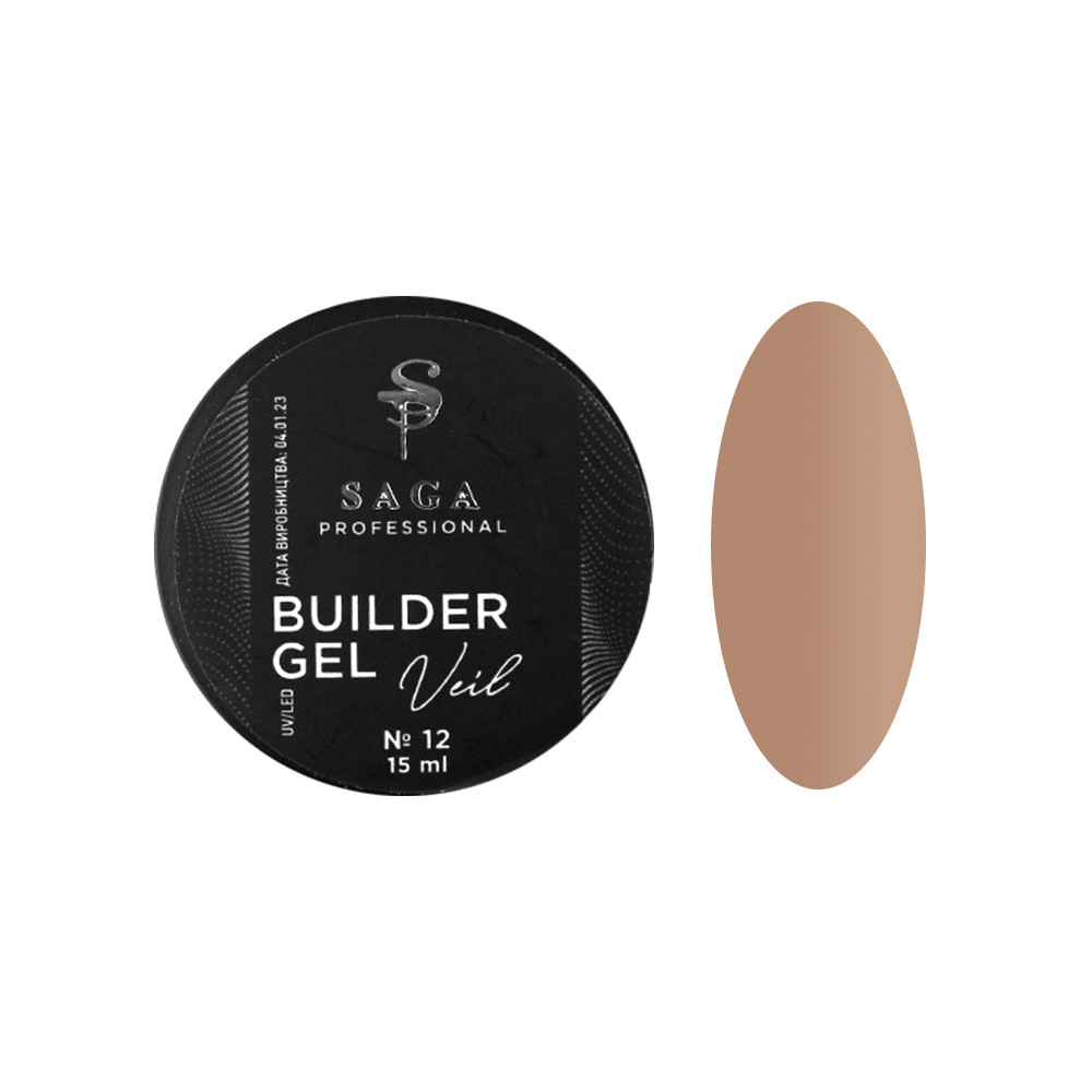 Builder Gel Veil 12 Saga, 15 мл