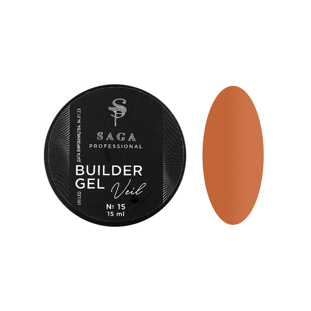 Builder Gel Veil 15 Saga, 15 мл