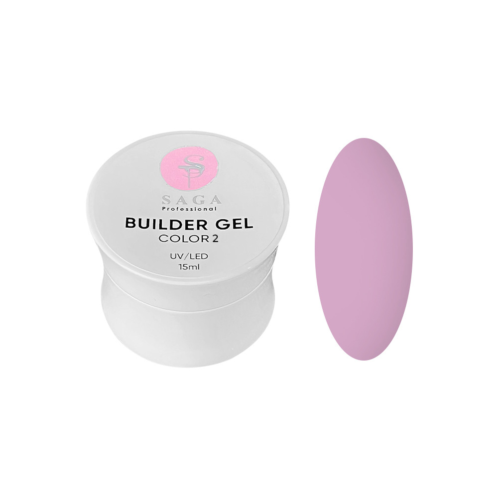 Builder Gel Color 2 Saga, 15 мл