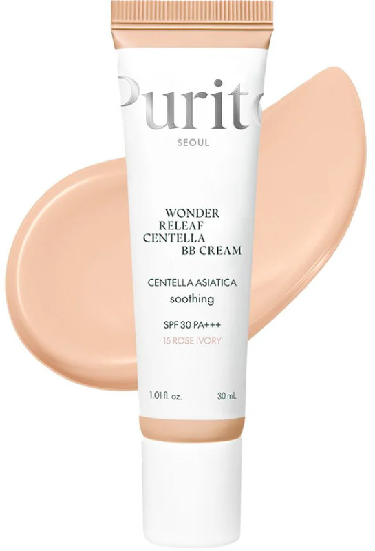 ВВ крем з екстрактом центелли Purito Seoul Wonder Releaf Centella BB Cream (№15 Rose Ivory), 30 мл на beauty-prof.com Фото 2 ВВ крем з екстрактом центелли Purito Seoul Wonder Releaf Centella BB Cream (№15 Rose Ivory), 30 мл Фото 2