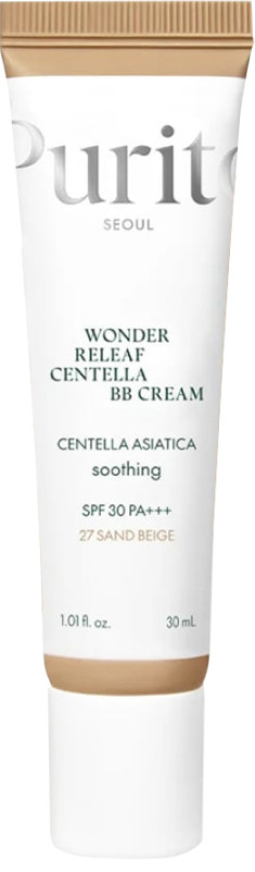 ВВ крем з екстрактом центелли Purito Seoul Wonder Releaf Centella BB Cream (№27 Sand Beige), 30 мл на beauty-prof.com ВВ крем з екстрактом центелли Purito Seoul Wonder Releaf Centella BB Cream (№27 Sand Beige), 30 мл