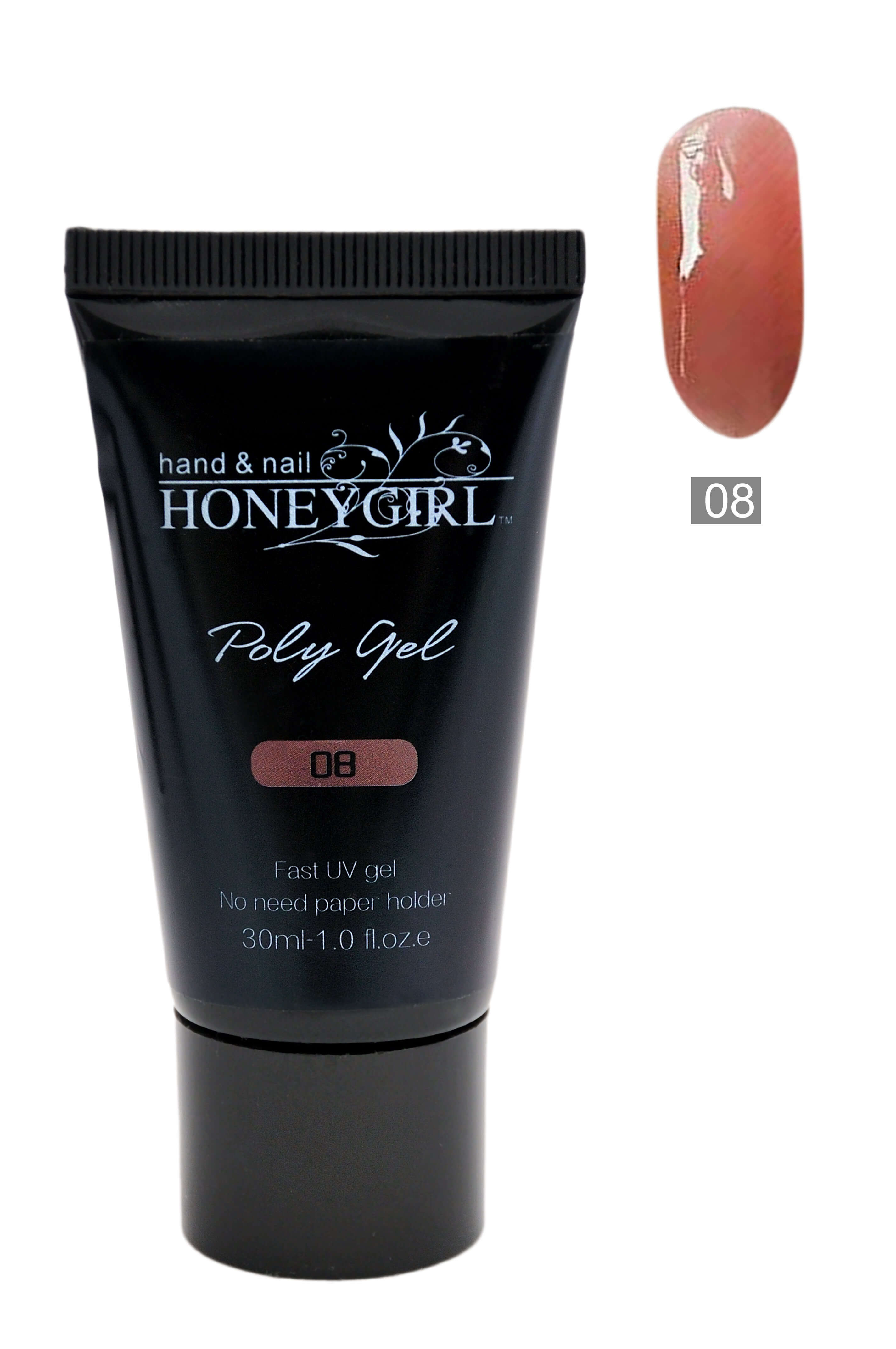 Poly Gel Honey Girl 08, 30 мл