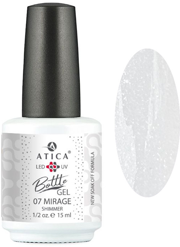 Жидкий гель укрепляющий Bottle Gel №07 Mirage Atica 15 мл