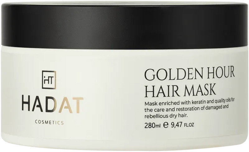 Маска для волос интенсивное восстановление GOLDEN HOUR Hadat, 280 мл