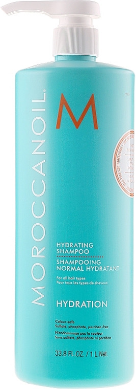 Шампунь зволожуючий для відновлення волосся Moroccanoil, 1000 мл