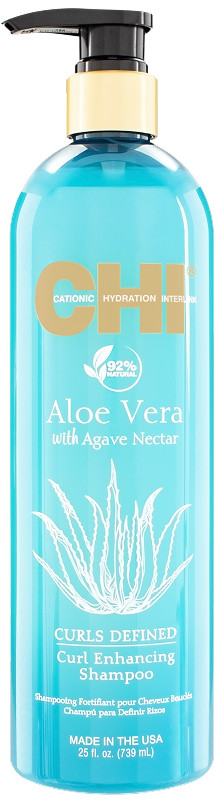Шампунь для кучерявого волосся з алое вера Aloe Vera CHI, 340 мл