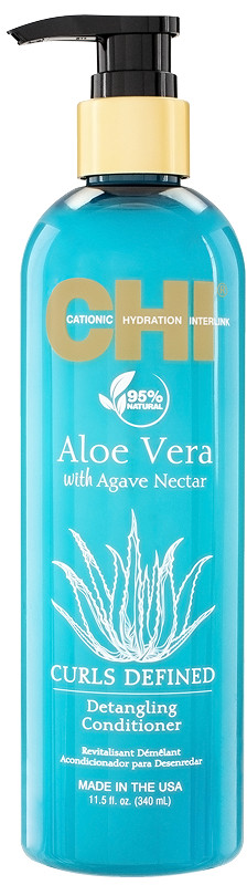 Кондиціонер для кучерявого волосся з алое вера Aloe Vera CHI, 340 мл