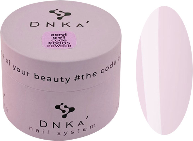 Аcryl Gel для ногтей DNKa, №0005 Powder 30 мл