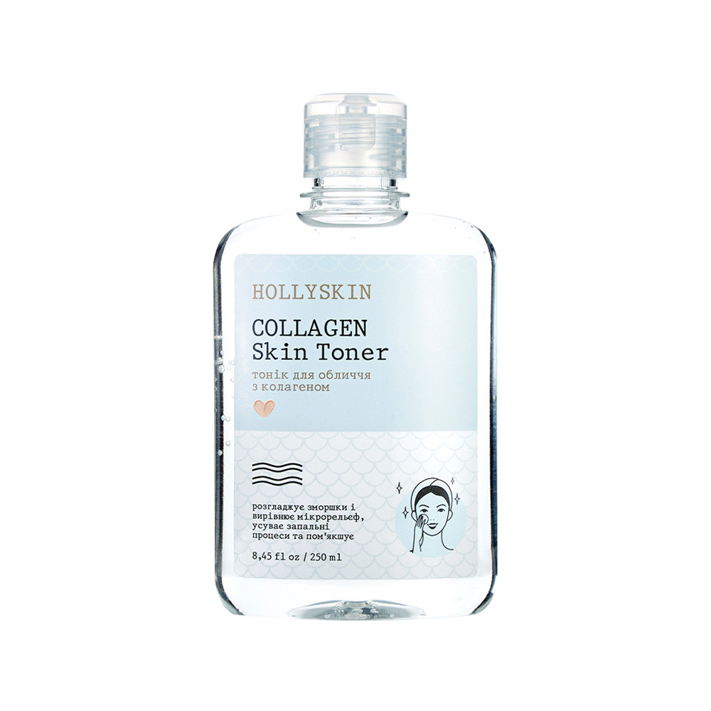 Тонік для обличчя Collagen Skin Toner HOLLYSKIN, 250 мл